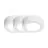Multipack 3x Nordlux Ceiling Spot Kitchenio White 2.2W 170lm - 830 Warm White | IP20 - 3-Step Dimmable